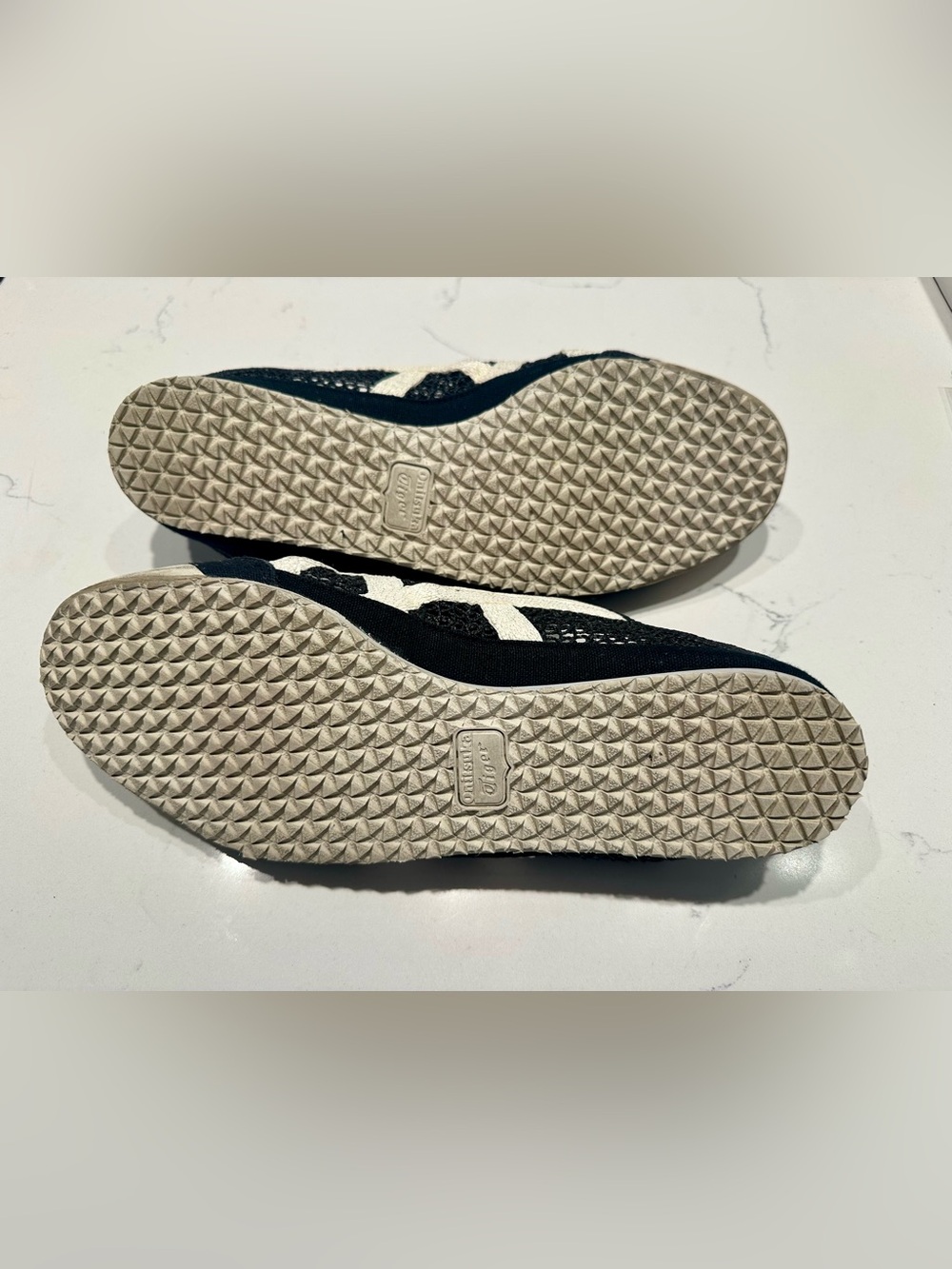 Onitsuka Tiger by Asics Black & White Slip-On Mexico 66 Sabot Sneakers - 11.5 - Picture 8 of 9